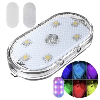 LED Oświetlenie wewnętrzne samochodu Lampka Bezprzewodowa USB